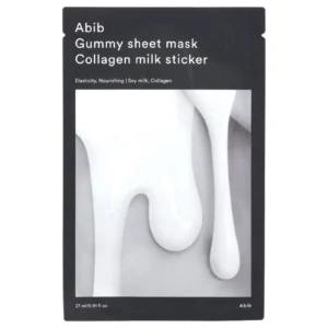 Gum Sheet Mask Collagen Milk Sticker, 1ea